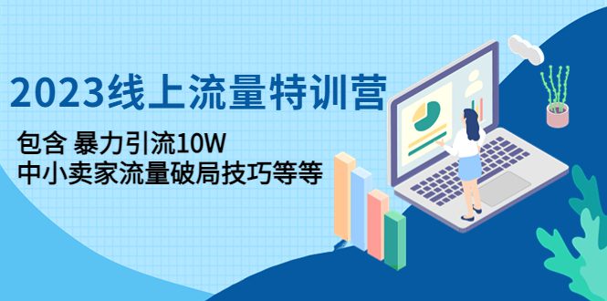 （4567期）2023线上流量特训营：包含暴力引流10W+中小卖家流量破局技巧等等-创业猫