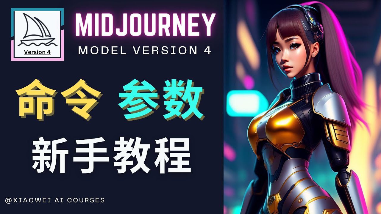 （4873期）Midjourney新手入门教程，轻松创作顶级图像，命令参数-新手教程-创业猫