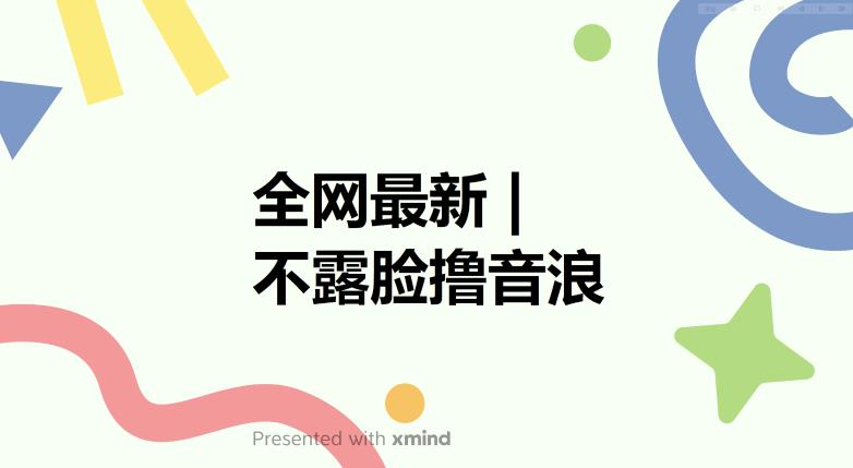 全网最新不露脸撸音浪，跑通自动化成交闭环，实现出单+收徒收益最大化【揭秘】-创业猫