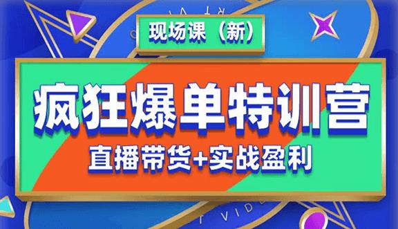 抖音短视频疯狂爆单特训营现场课（新）直播带货+实战案例-创业猫