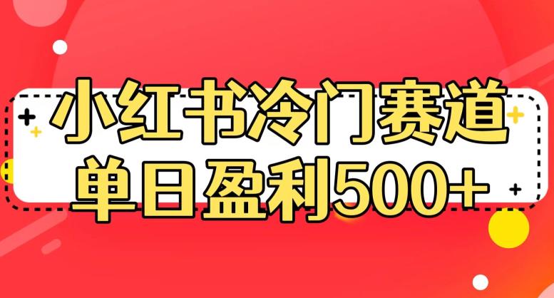 小红书冷门赛道，单日盈利500+【揭秘】-创业猫