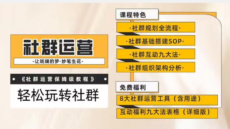 【社群运营】保姆式教程：九大互动法，八款社群运营工具助你轻松玩转社群【揭秘】-创业猫