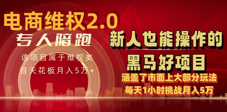 电商维权 4.0 如何做到月入 5 万+每天 1 小时新人也能快速上手【仅揭秘】-创业猫