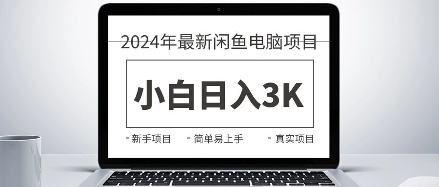 （10845期）2024最新闲鱼卖电脑项目，新手小白日入3K+，最真实的项目教学-创业猫