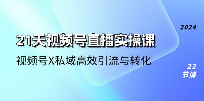 （10966期）21天-视频号直播实操课，视频号X私域高效引流与转化（22节课）-创业猫