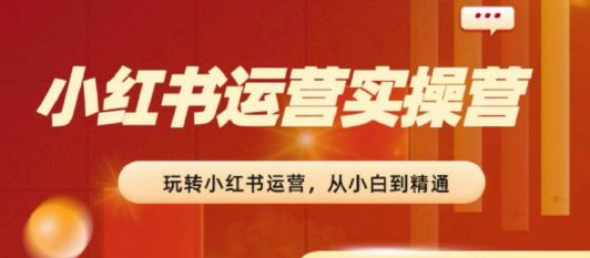 2024小红书运营实操营，​从入门到精通，完成从0~1~100-创业猫