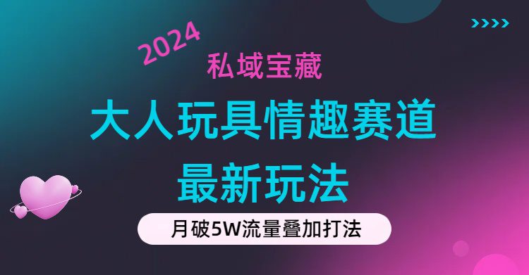 （11541期）私域宝藏：大人玩具情趣赛道合规新玩法，零投入，私域超高流量成单率高-创业猫